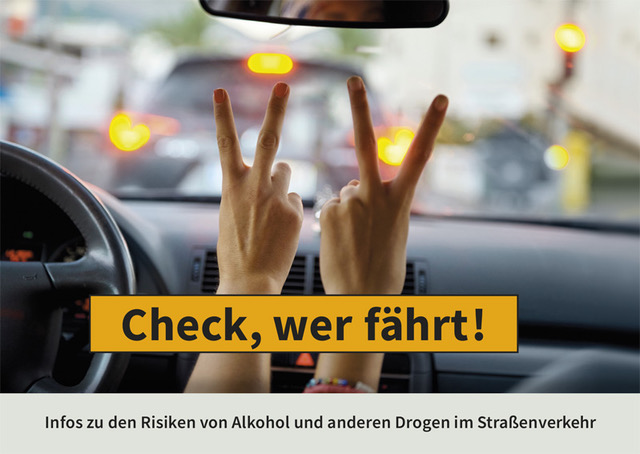Titelseite Booklet »Check, wer fährt!« 2024